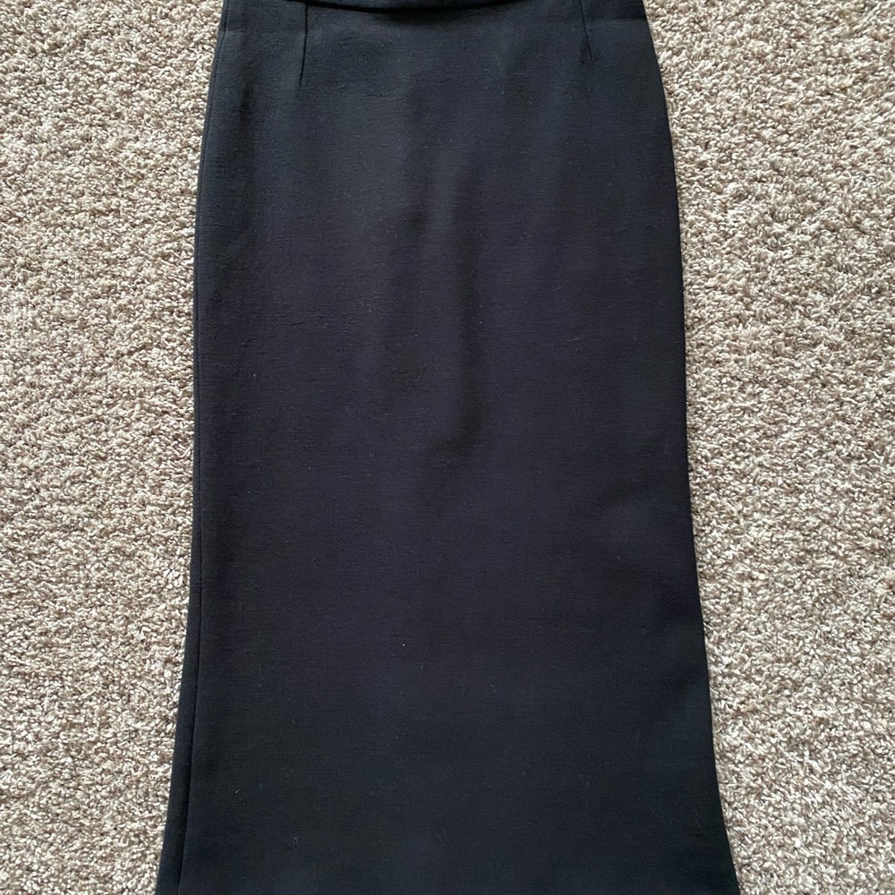 Dolce & Gabbana Black Pencil Skirt Rayon, Nylon, Spandex